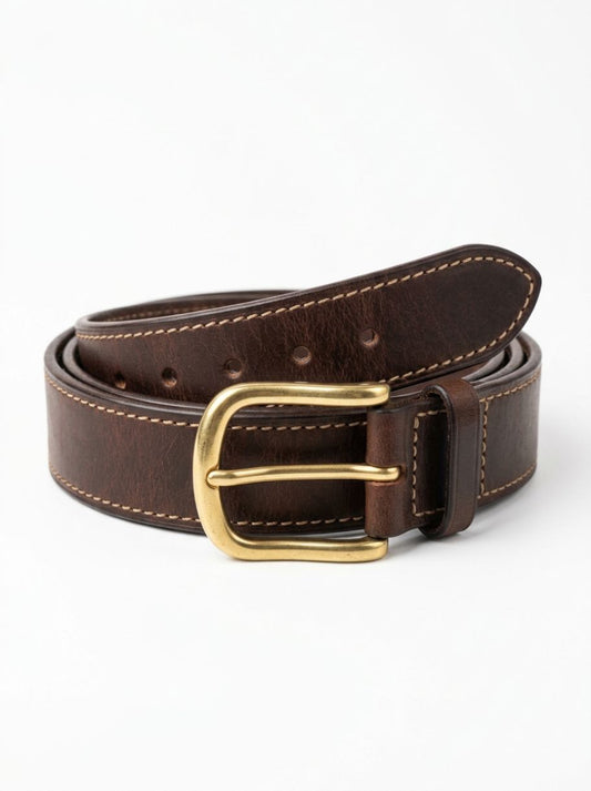 Hand-Stitched Full Grain Belt