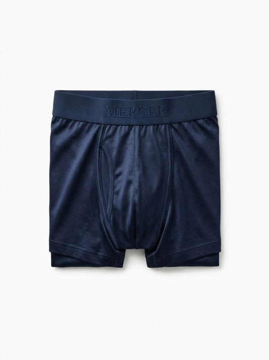 Mercerized Cotton Boxer Briefs
